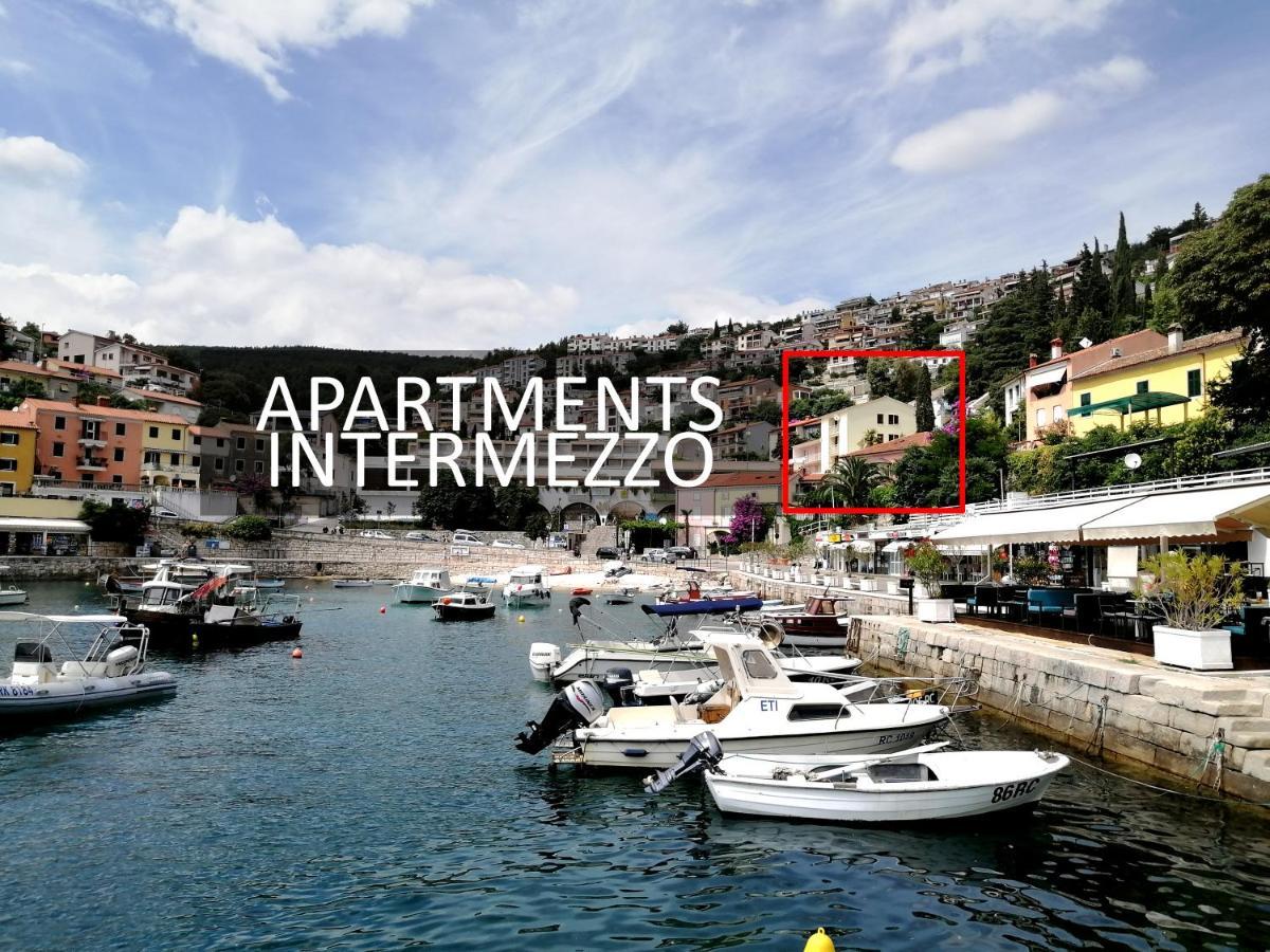 Apartment Layla - Intermezzo With Sea View In Center Of Rabac Exterior foto